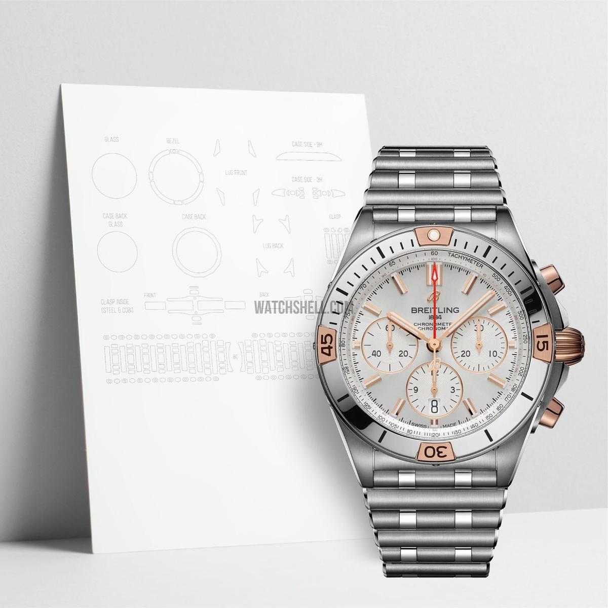 WatchShell for Breitling Chronomat IB0134101G1A1