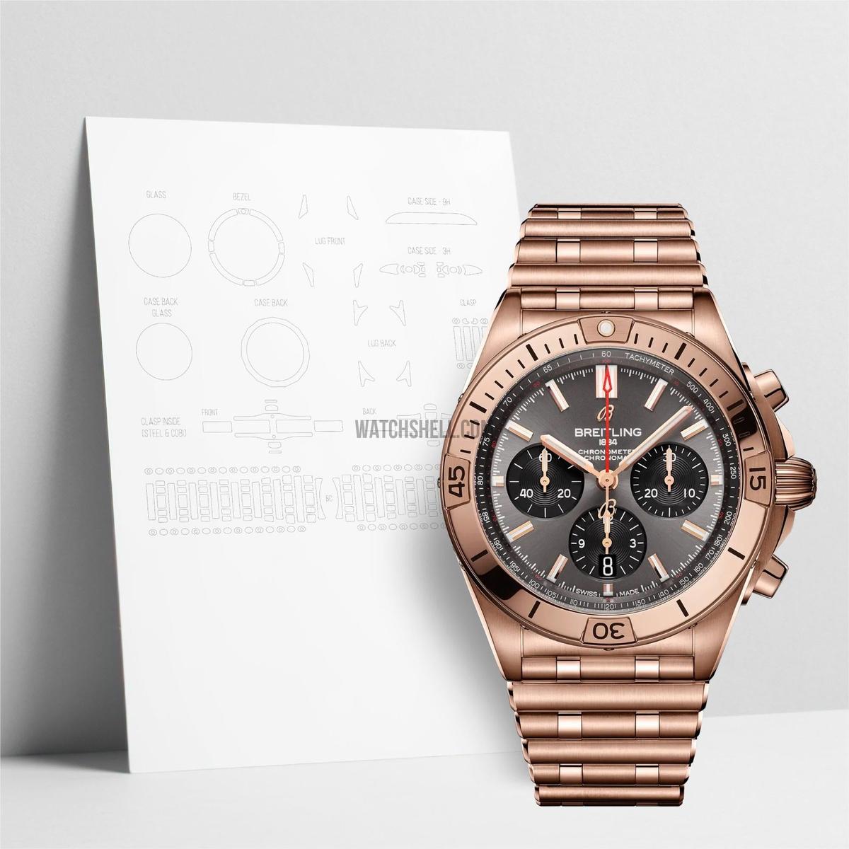 WatchShell for Breitling Chronomat RB0134101B1R1