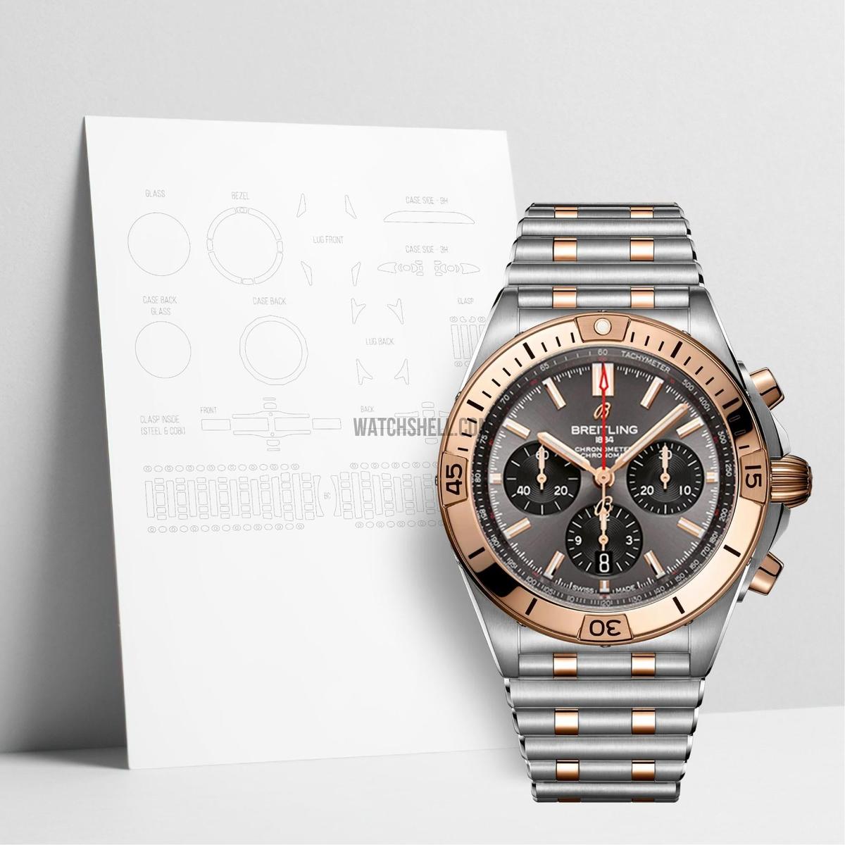 WatchShell for Breitling Chronomat UB0134101B1U1