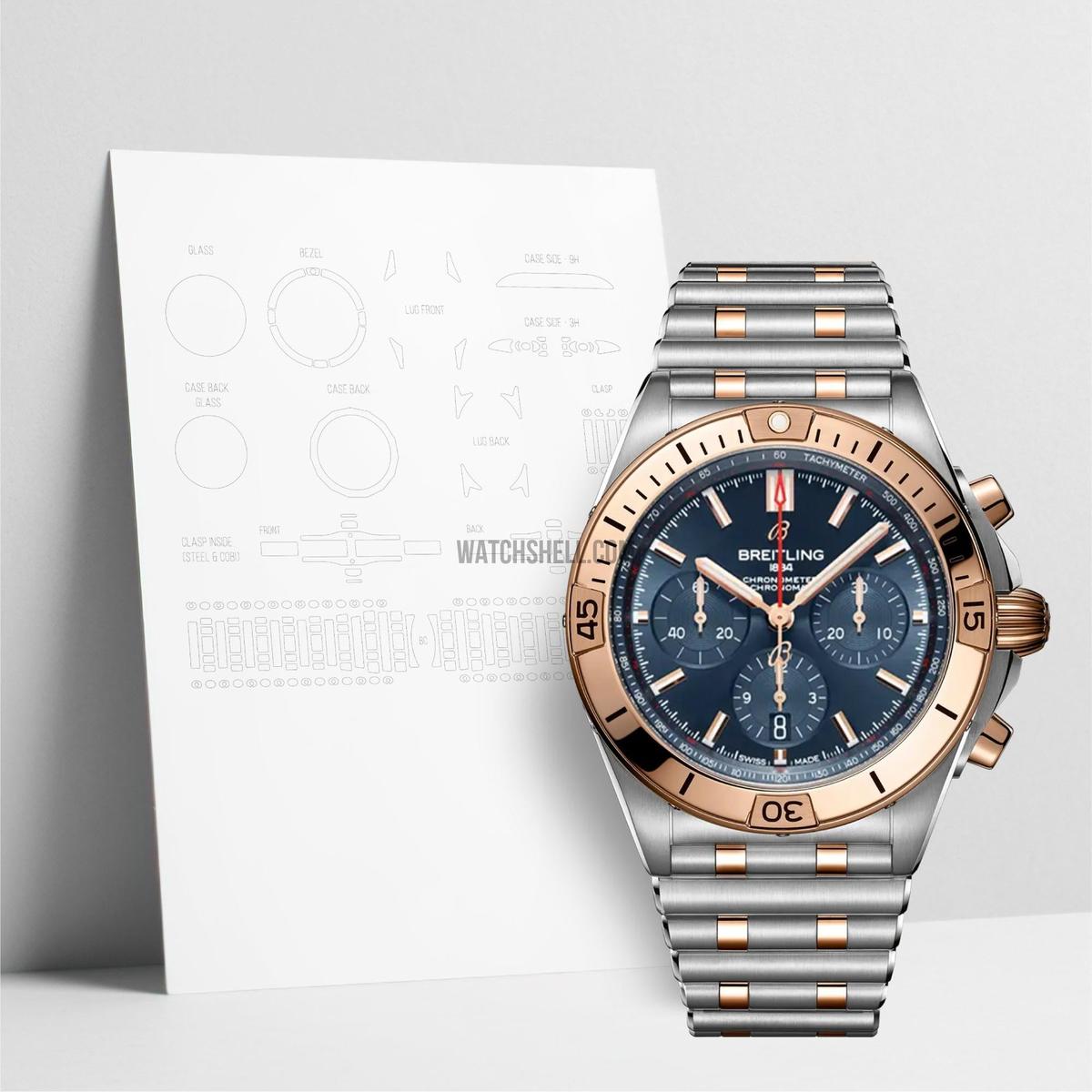 WatchShell for Breitling Chronomat UB0134101C1U1