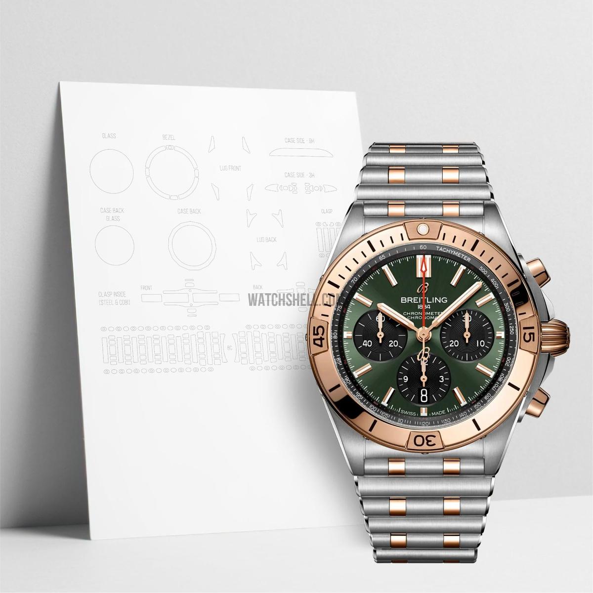 WatchShell for Breitling Chronomat UB01342A1L1U1