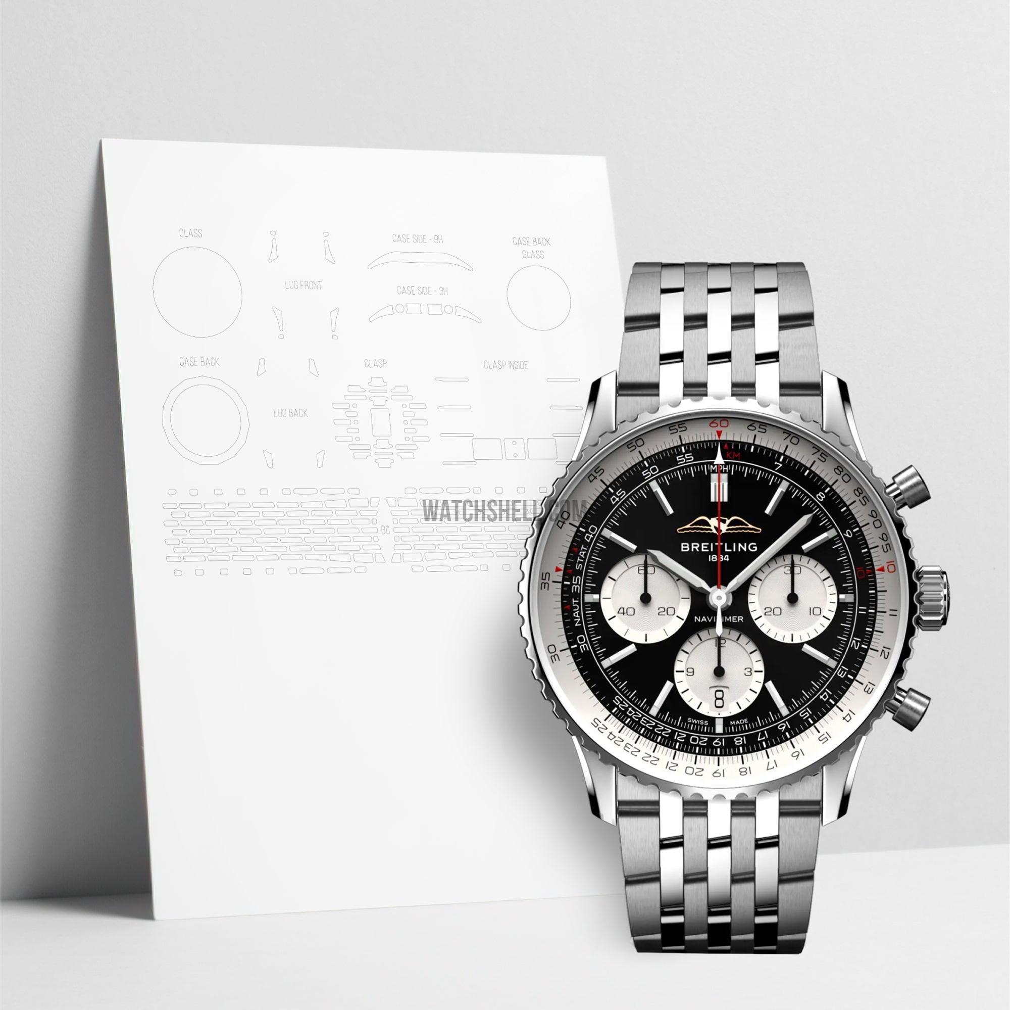 WatchShell for Breitling Navitimer AB0138211B1A1