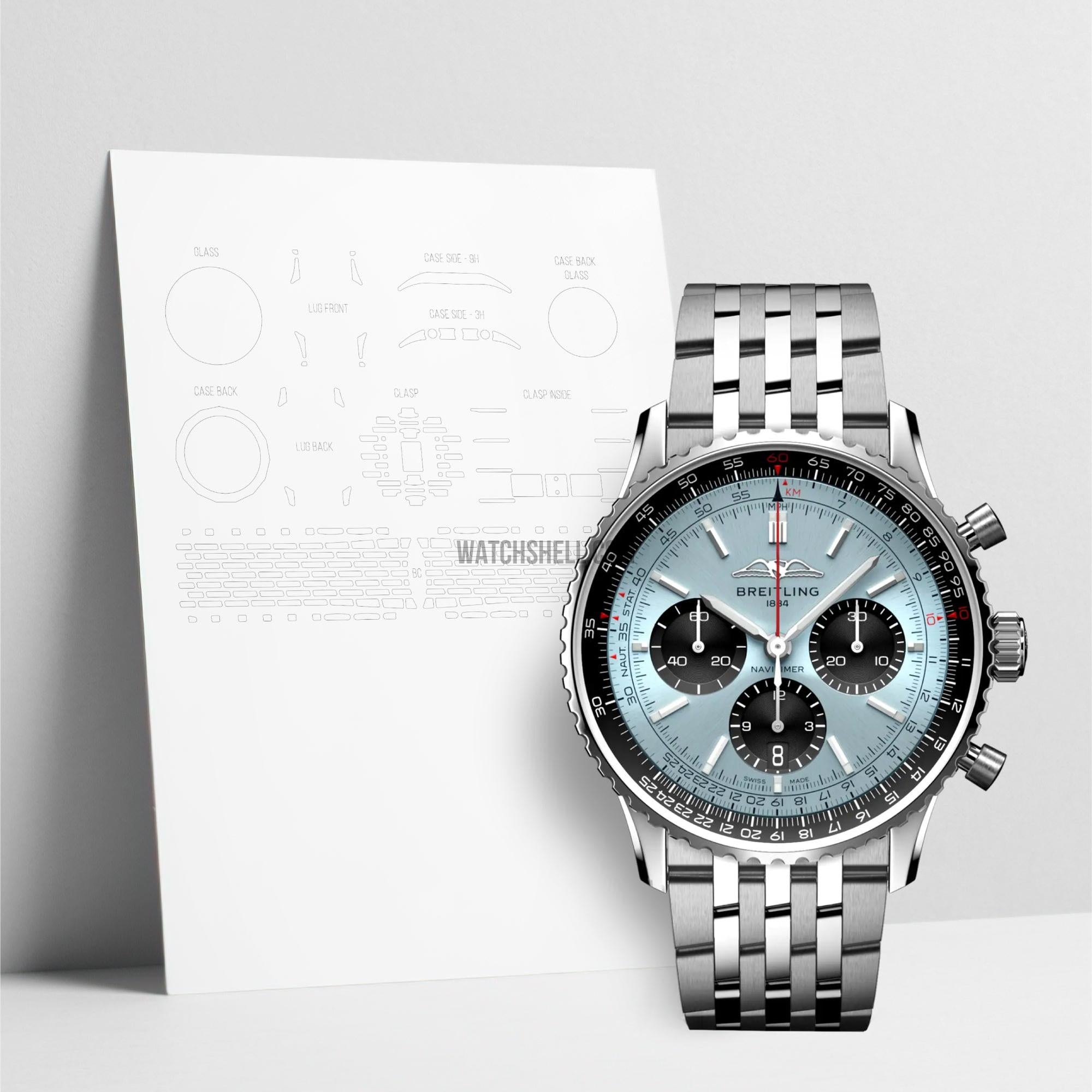 WatchShell for Breitling Navitimer AB0138241C1A1