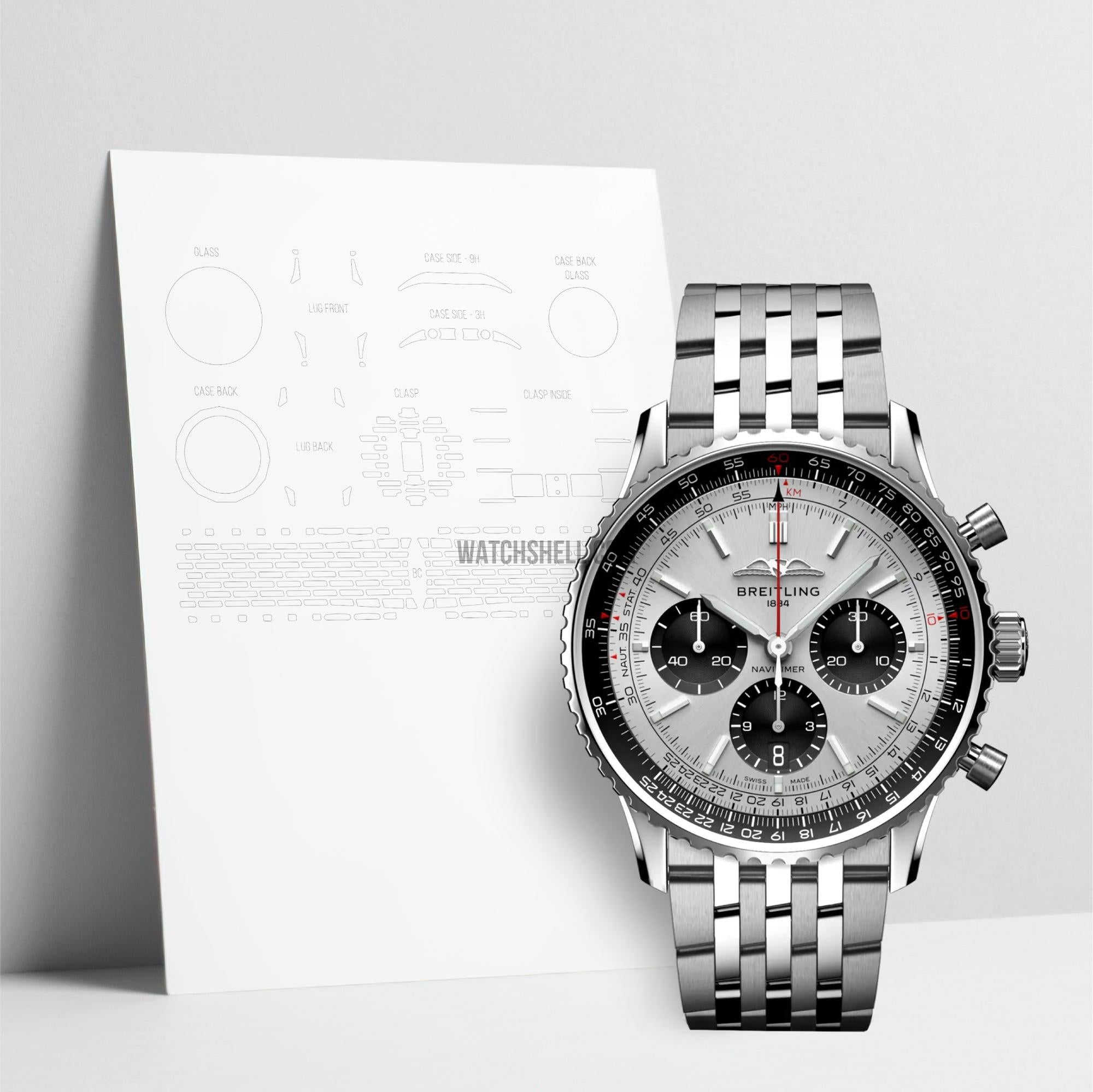 WatchShell for Breitling Navitimer AB0138241G1A1