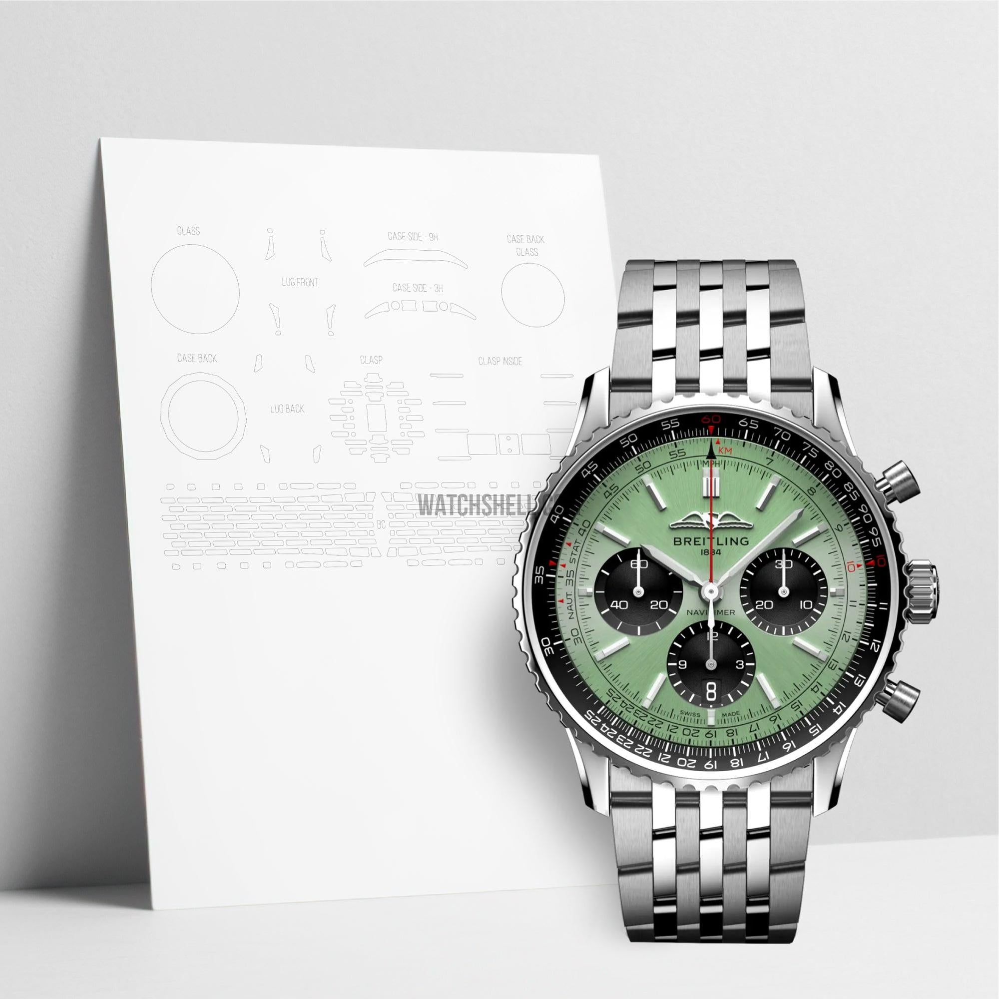 WatchShell for Breitling Navitimer AB0138241L1A1