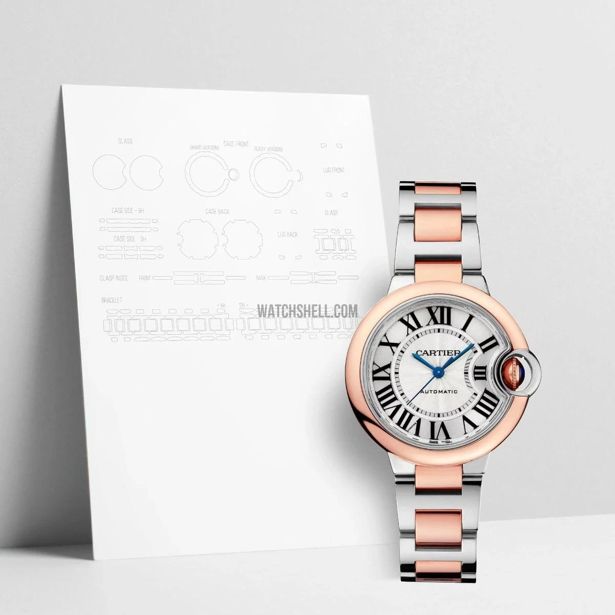 WatchShell for Cartier Ballon Bleu W2BB0032