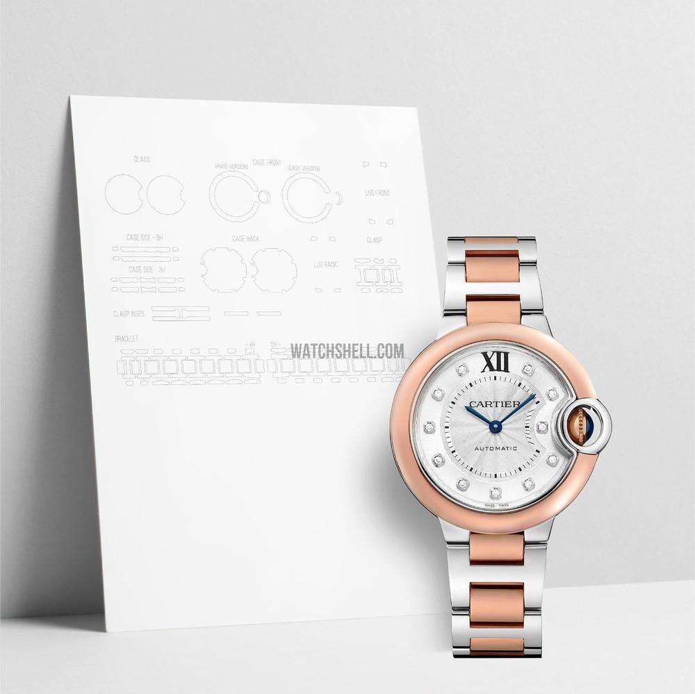 WatchShell for Cartier Ballon Bleu W3BB0006