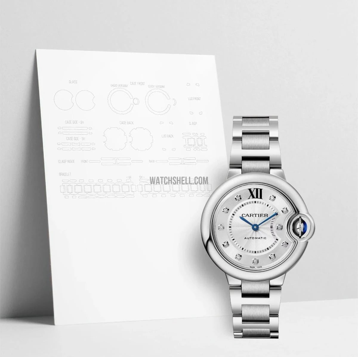 WatchShell for Cartier Ballon Bleu W4BB0021