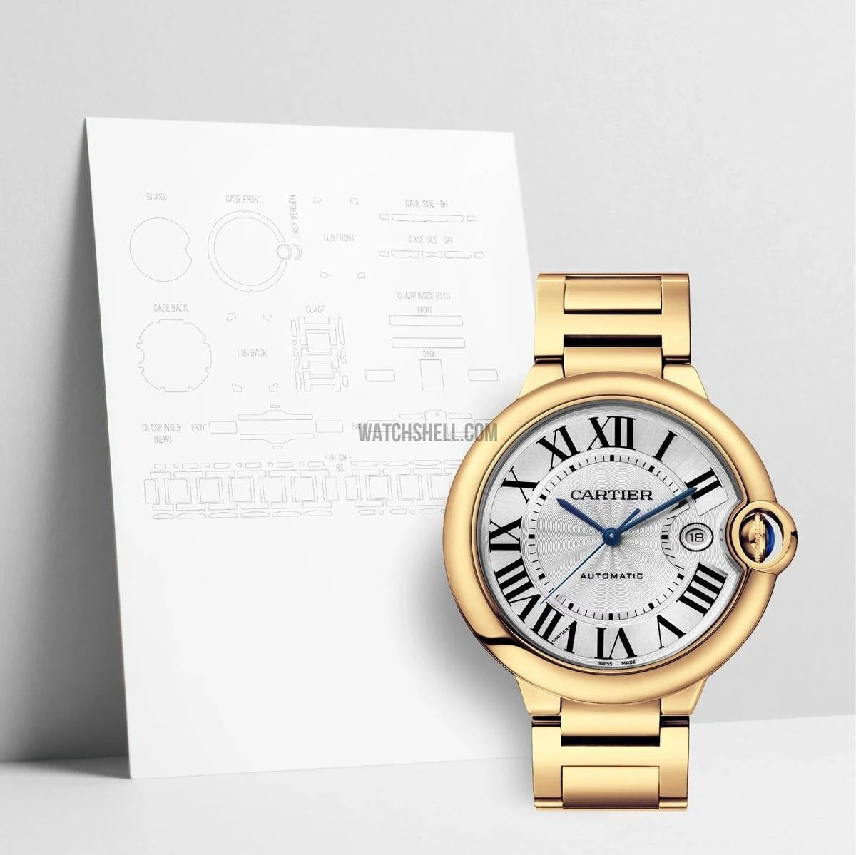 WatchShell for Cartier Ballon Bleu W69005Z2