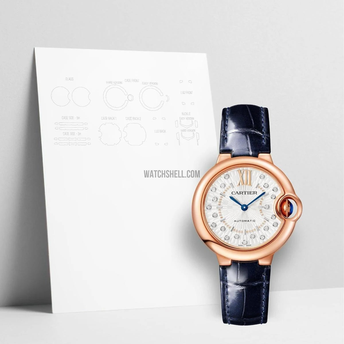 WatchShell for Cartier Ballon Bleu WGBB0052