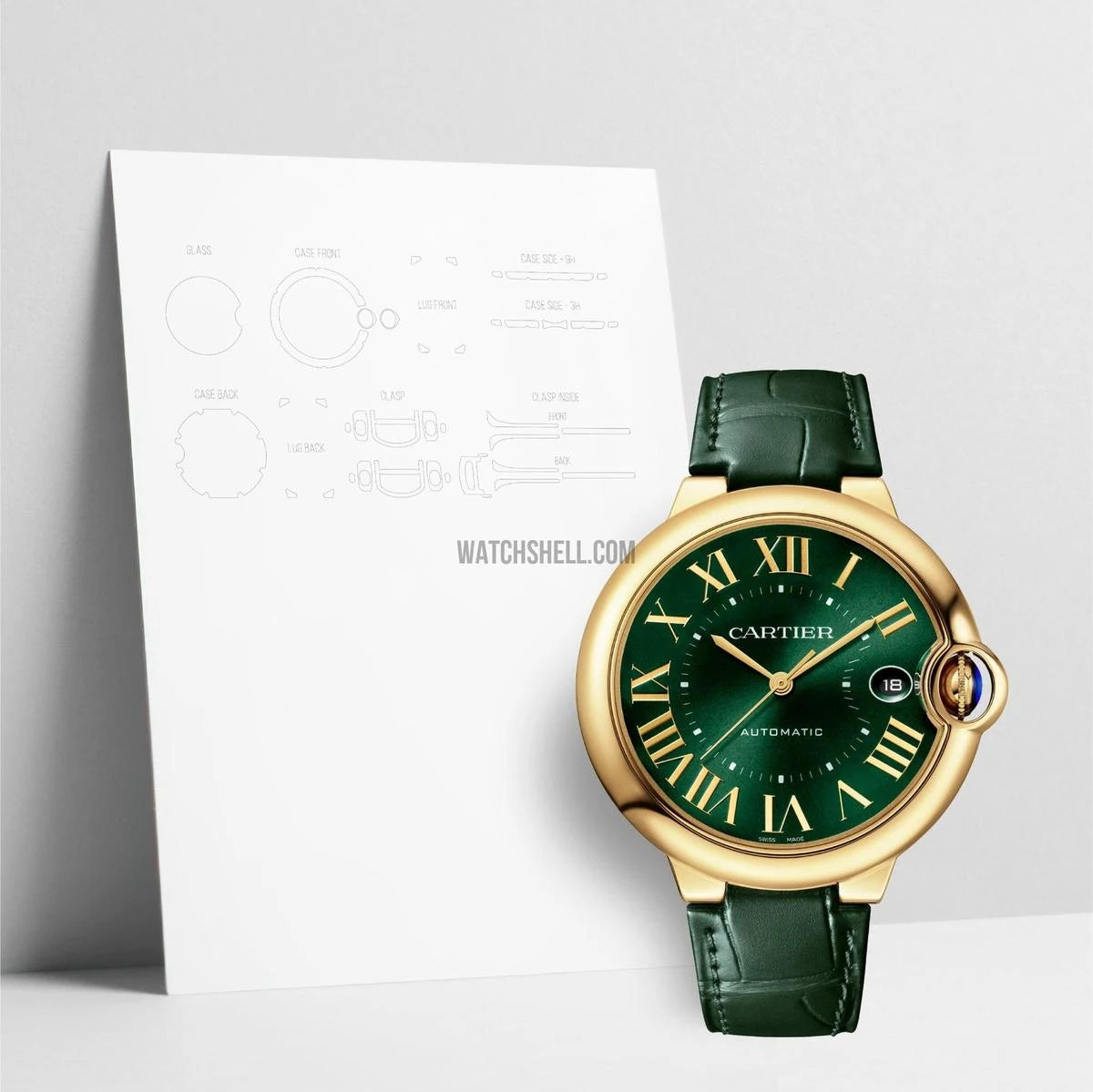 WatchShell for Cartier Ballon Bleu WGBB0062