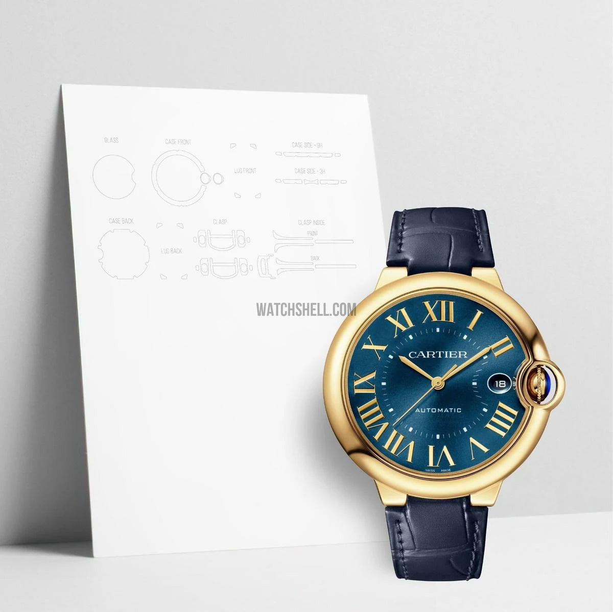 WatchShell for Cartier Ballon Bleu WGBB0063