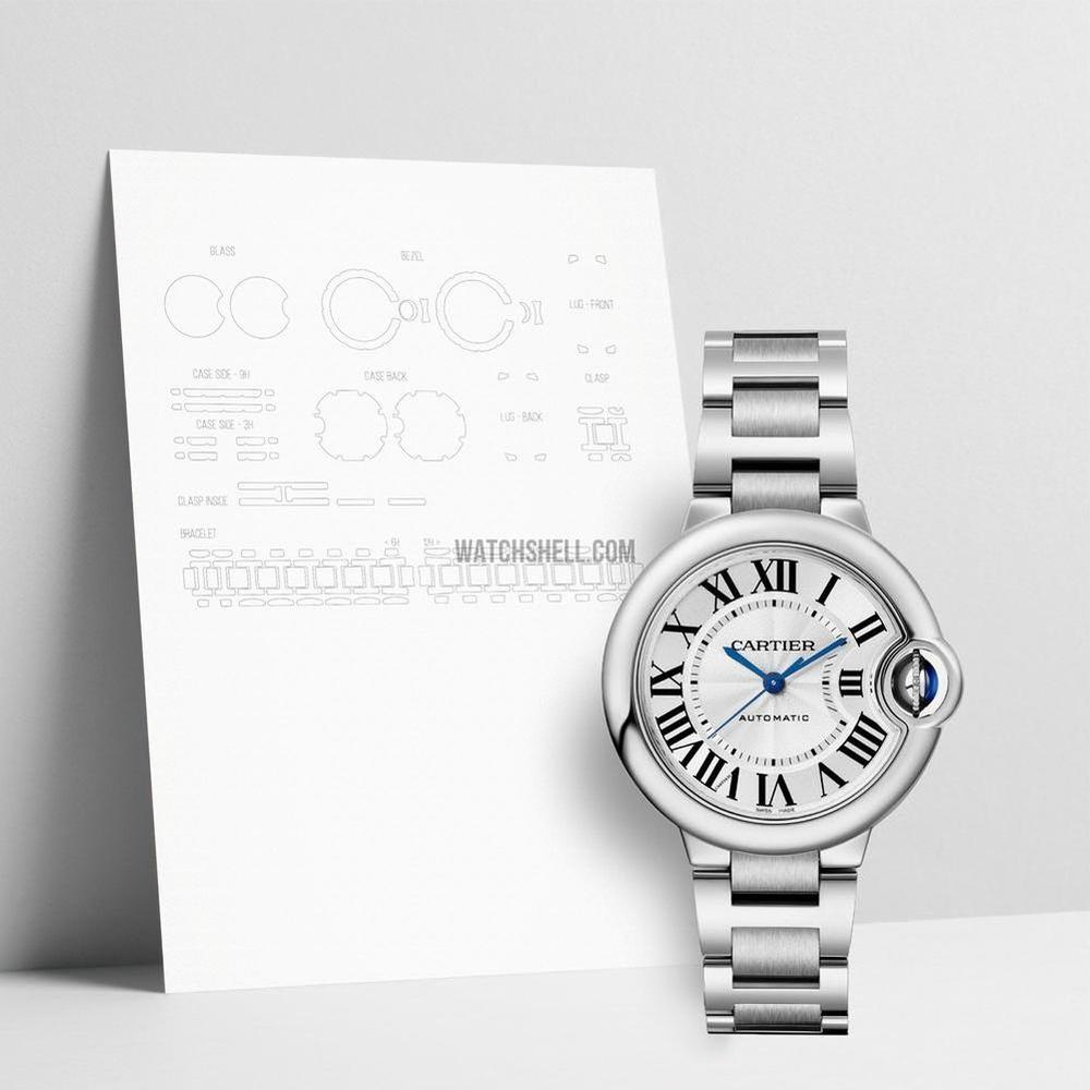 WatchShell for Cartier Ballon Bleu WSBB0044