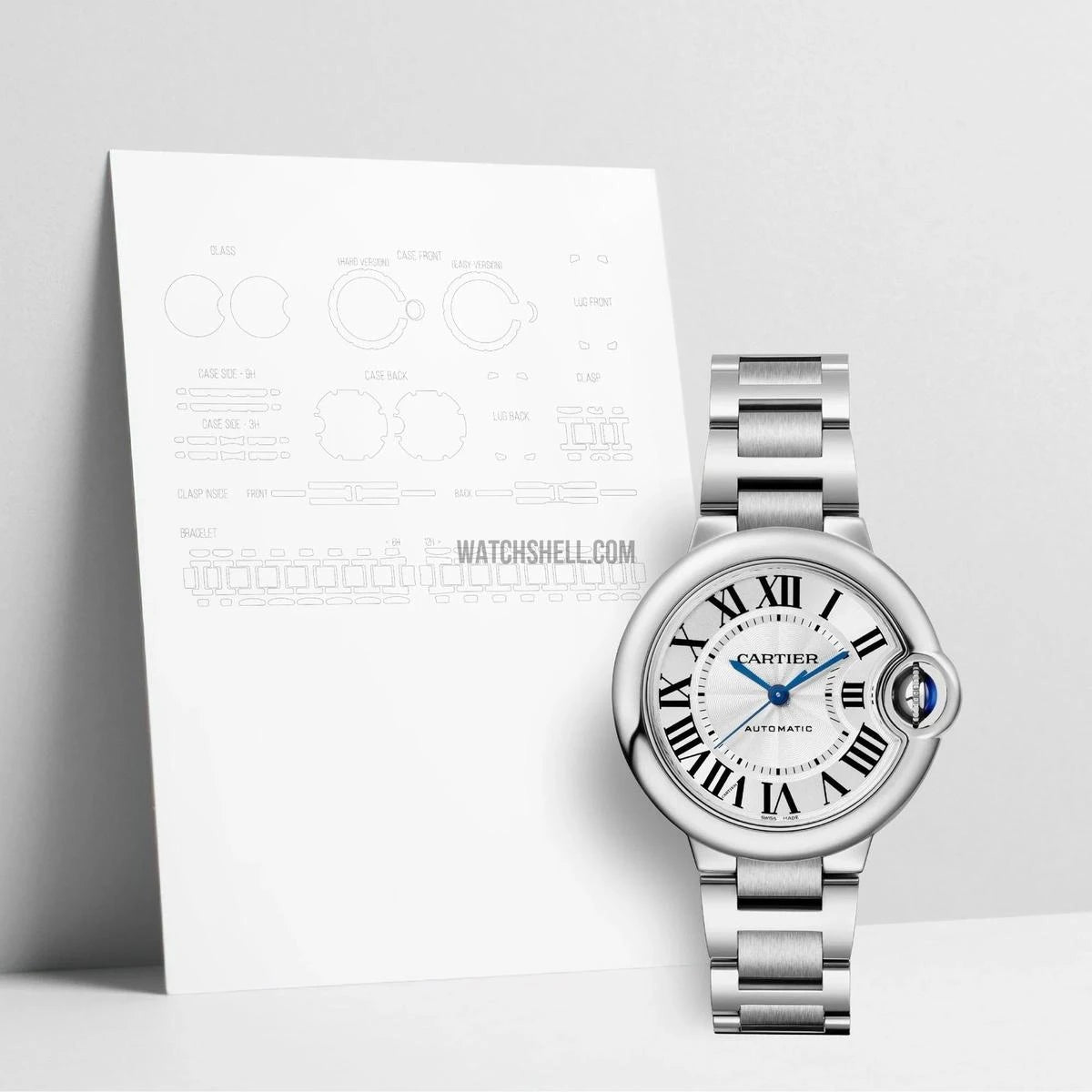 WatchShell for Cartier Ballon Bleu WSBB0044