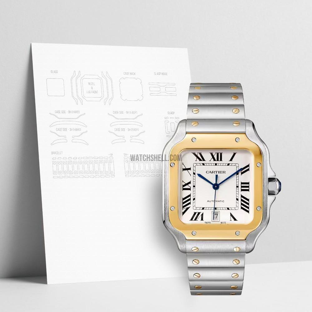 WatchShell for Cartier Santos W2SA0006