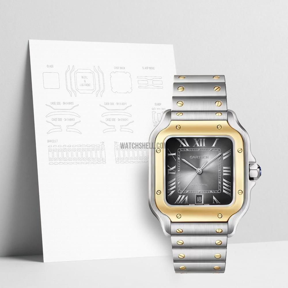 WatchShell for Cartier Santos W2SA0030