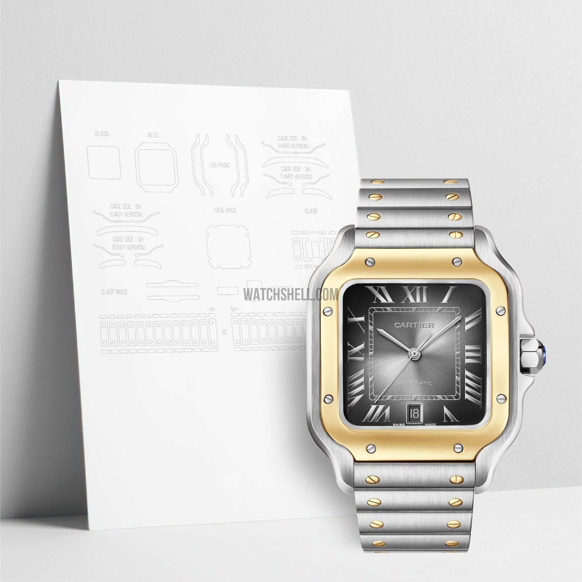 WatchShell for Cartier Santos W2SA0030