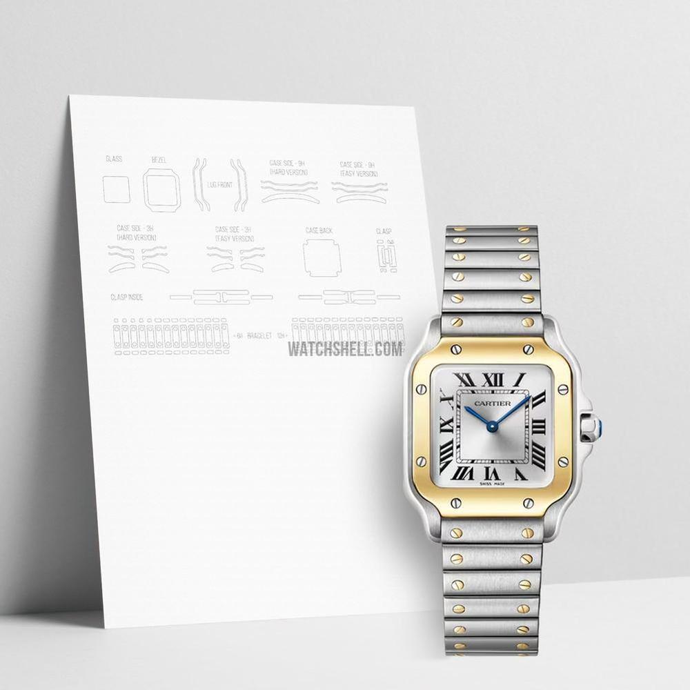 WatchShell for Cartier Santos W2SA0033