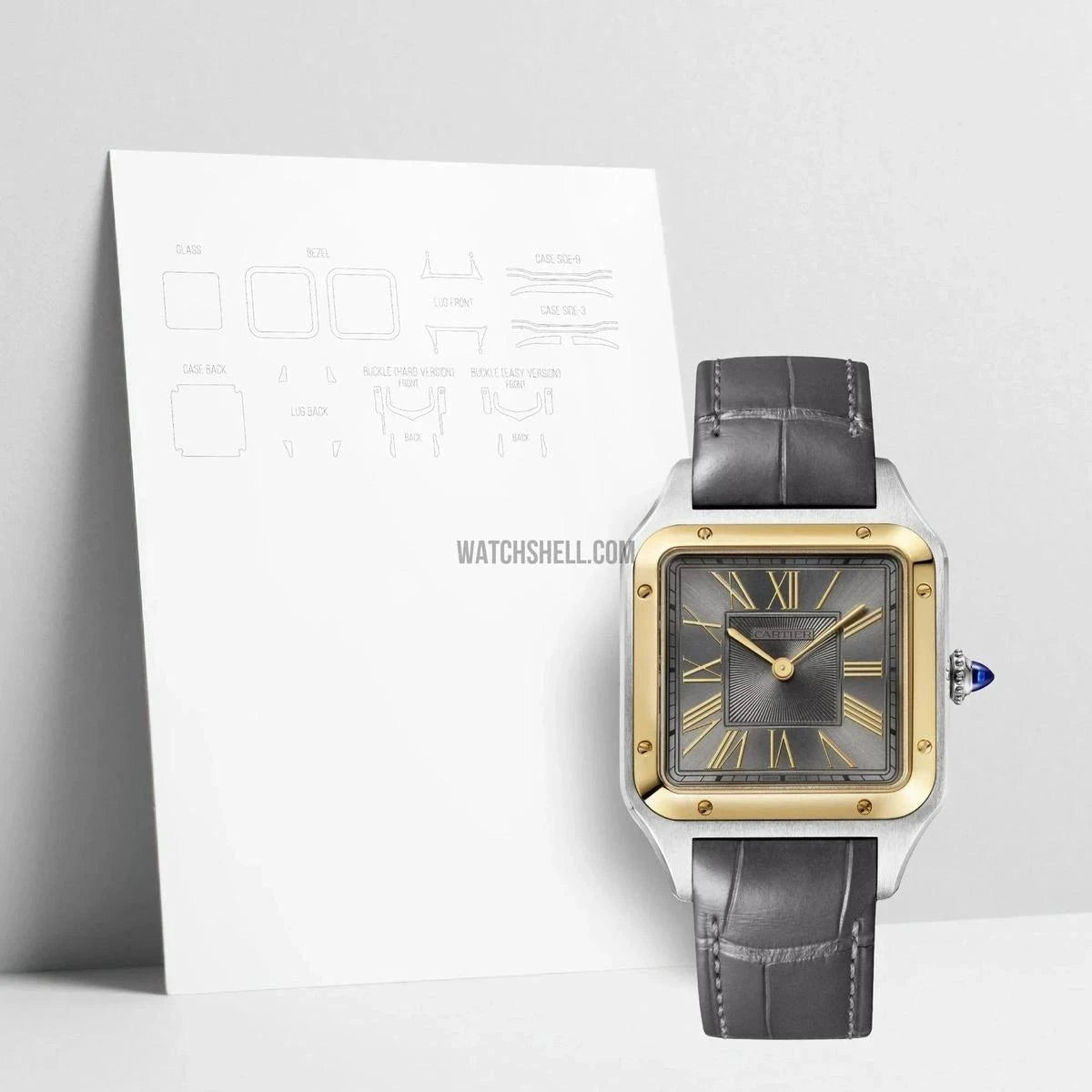 WatchShell for Cartier Santos W2SA0036