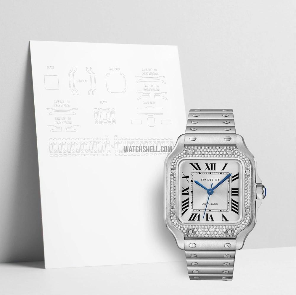 WatchShell for Cartier Santos W4SA0005