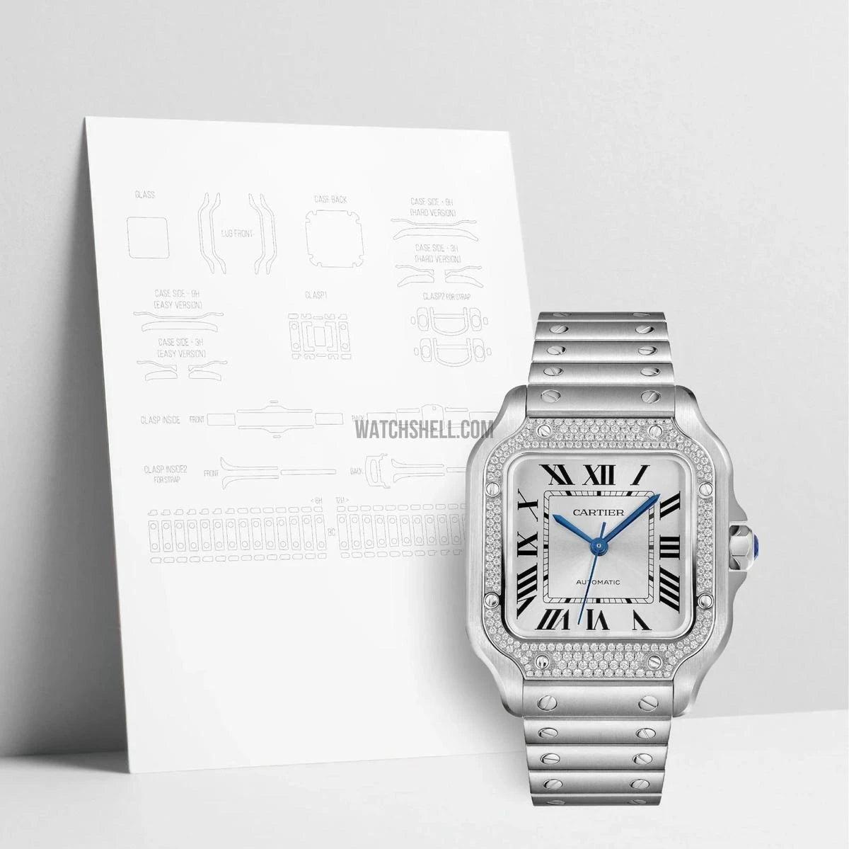 WatchShell for Cartier Santos W4SA0005