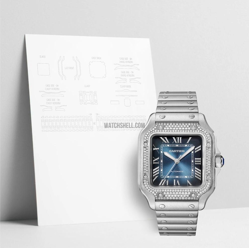 WatchShell for Cartier Santos W4SA0006