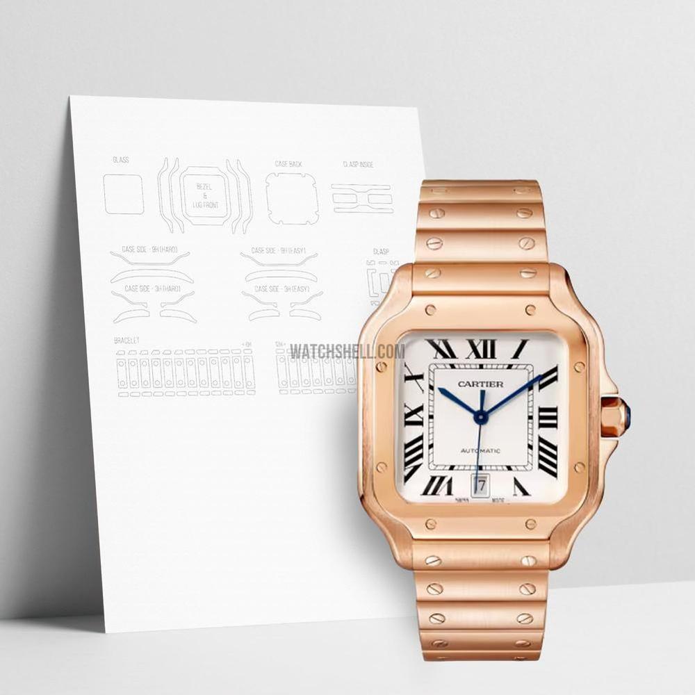 WatchShell for Cartier Santos WGSA0018