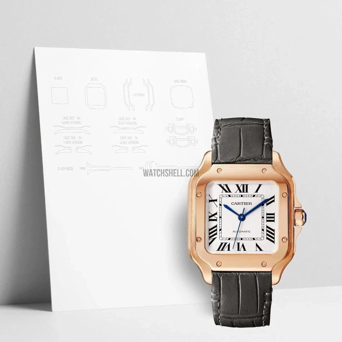 WatchShell for Cartier Santos WGSA0028