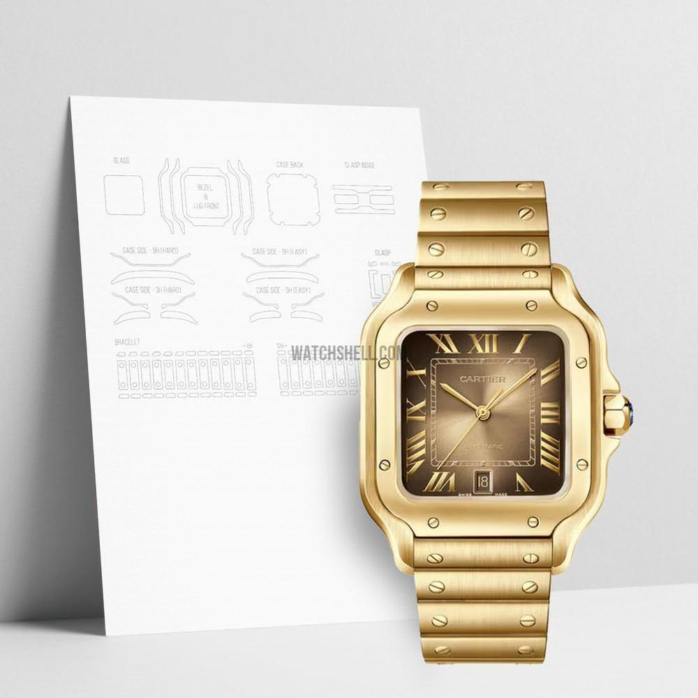 WatchShell for Cartier Santos WGSA0095