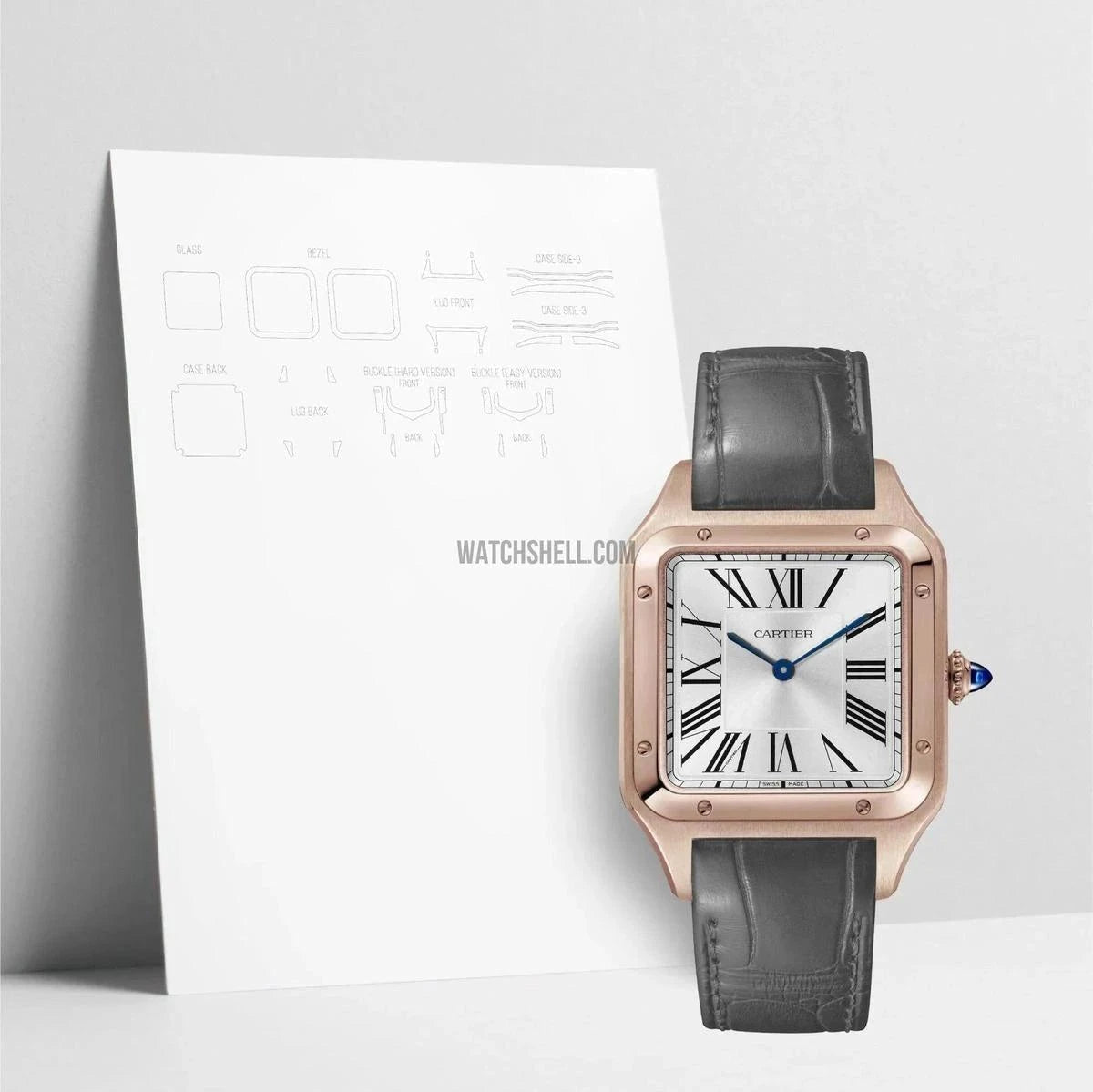 WatchShell for Cartier Santos WGSA0116