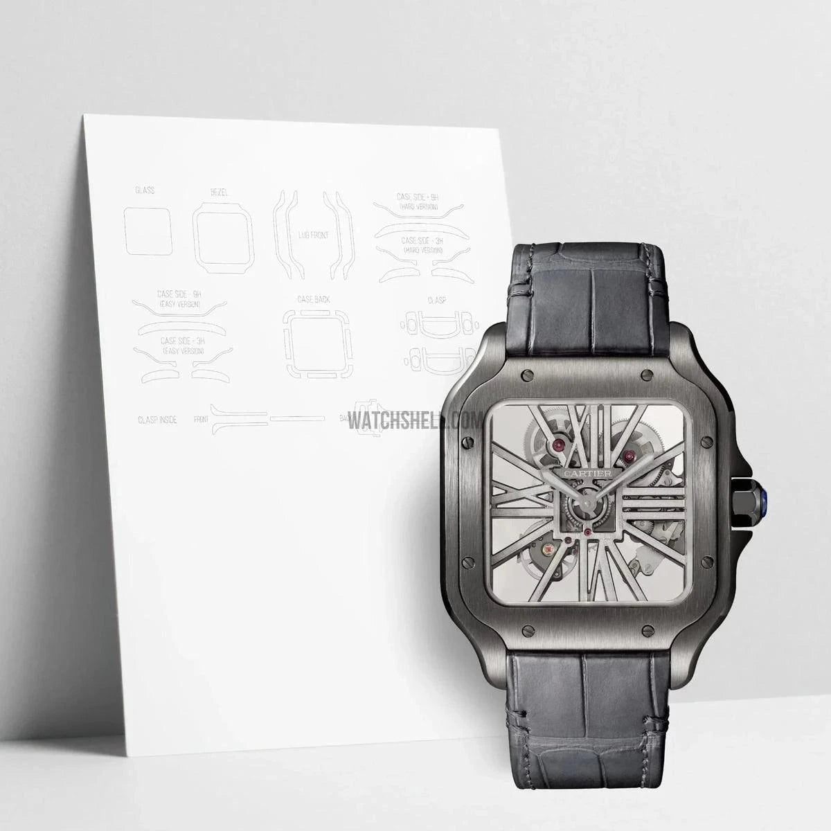 WatchShell for Cartier Santos WHSA0009