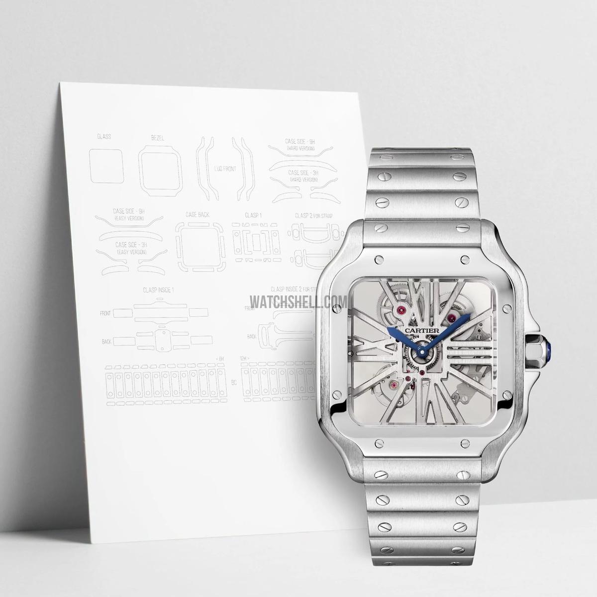 WatchShell for Cartier Santos WHSA0015