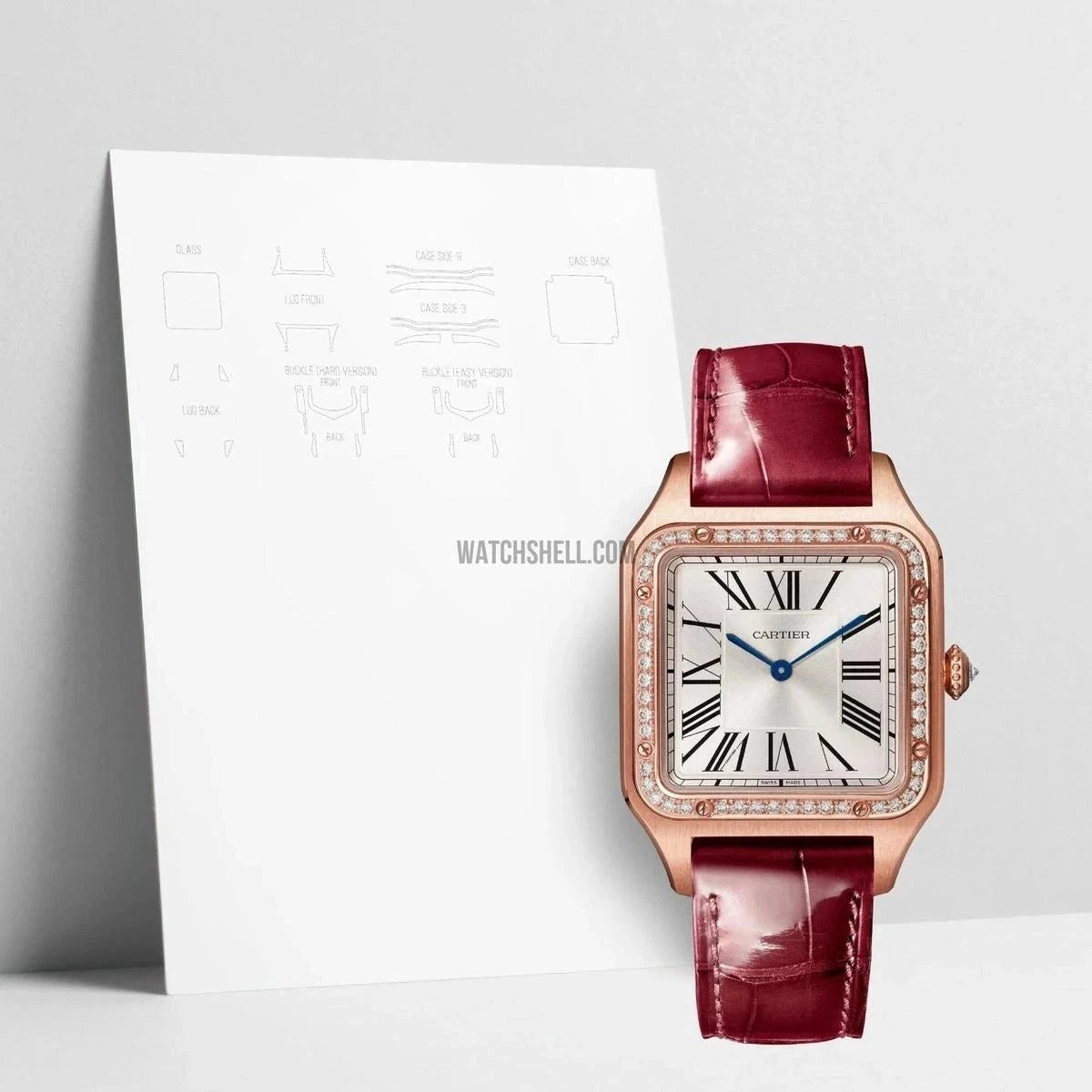 WatchShell for Cartier Santos WJSA0016