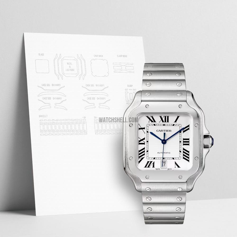 WatchShell for Cartier Santos WSSA0018