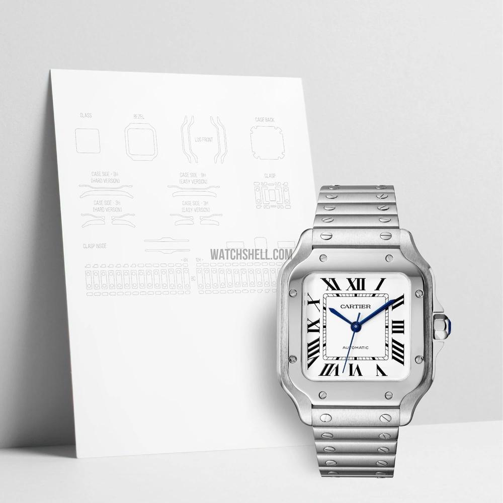 WatchShell for Cartier Santos WSSA0029