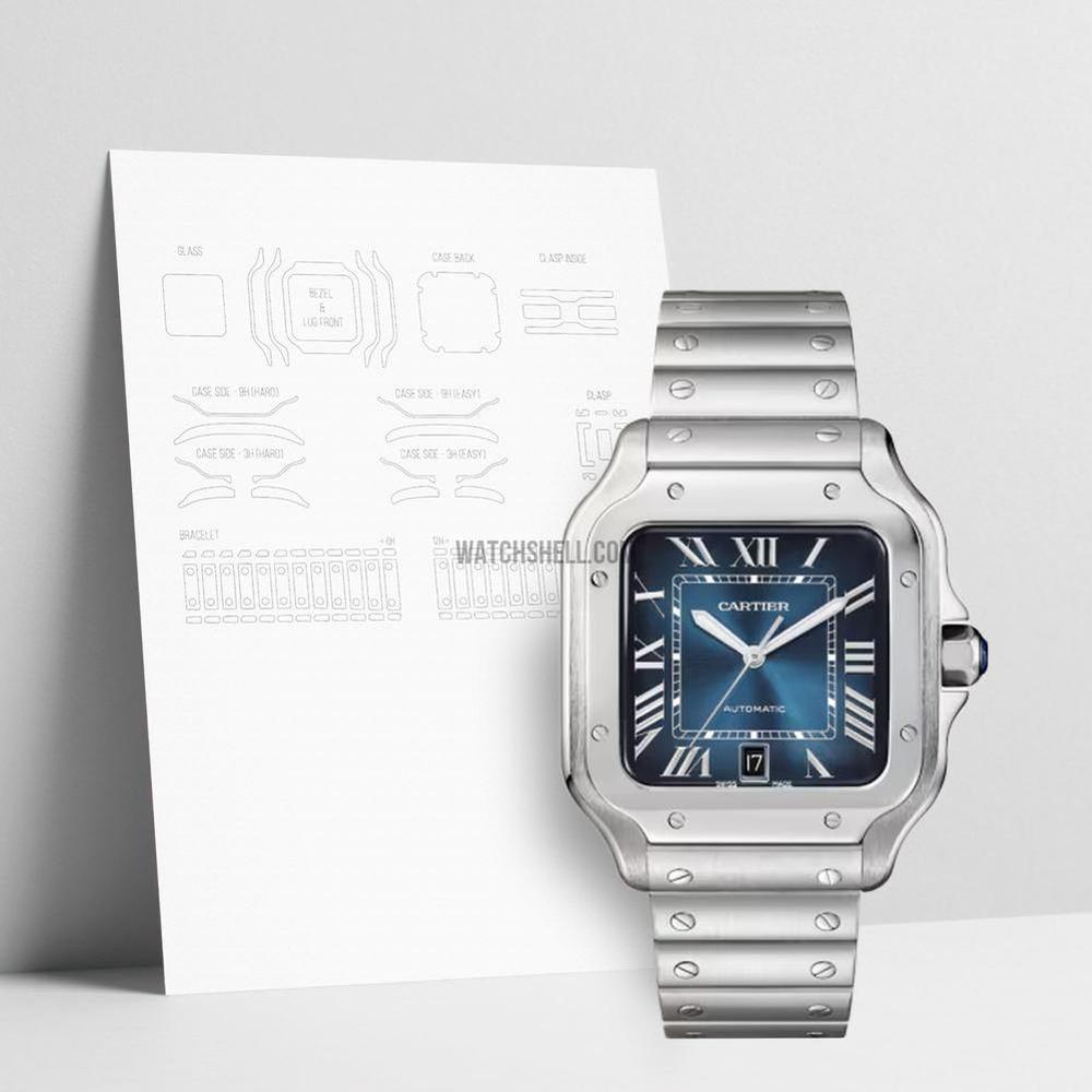 WatchShell for Cartier Santos WSSA0030