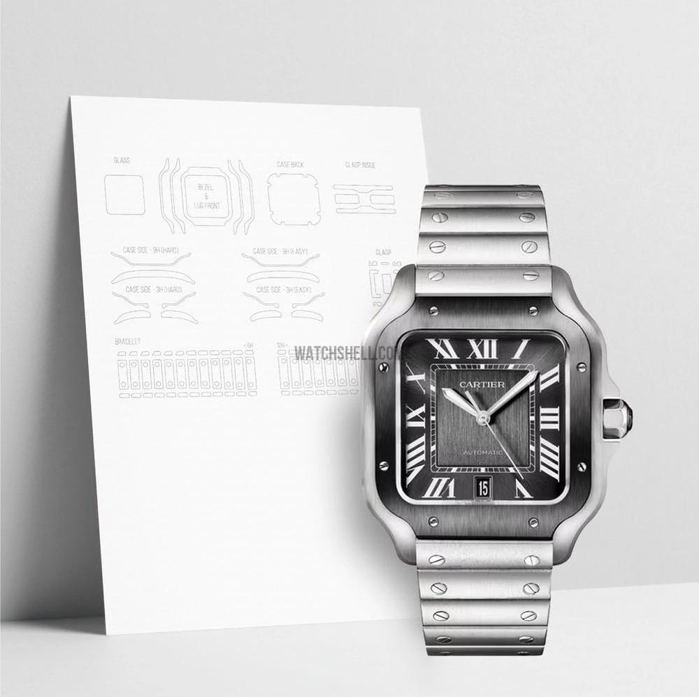 WatchShell for Cartier Santos WSSA0037