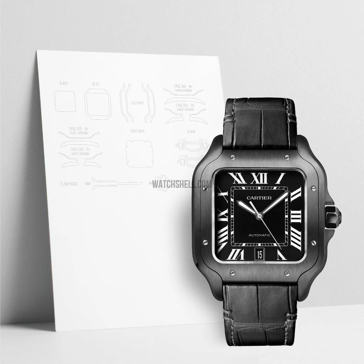 WatchShell for Cartier Santos WSSA0039