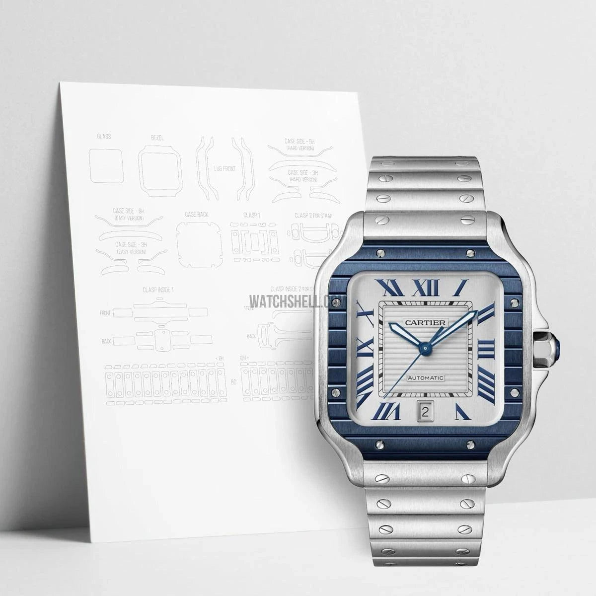 WatchShell for Cartier Santos WSSA0047