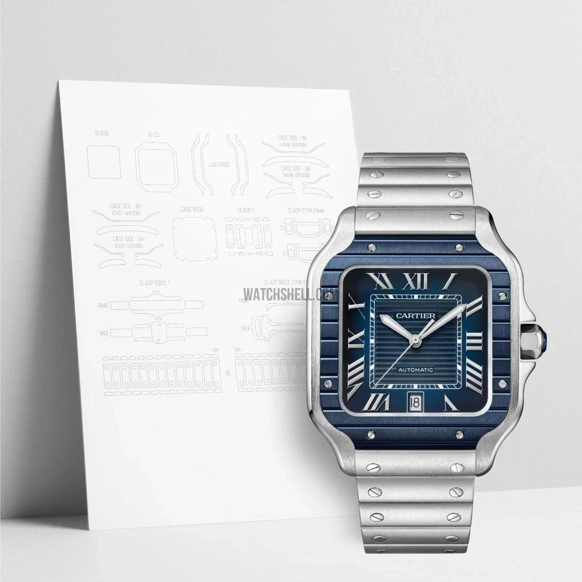 WatchShell for Cartier Santos WSSA0048