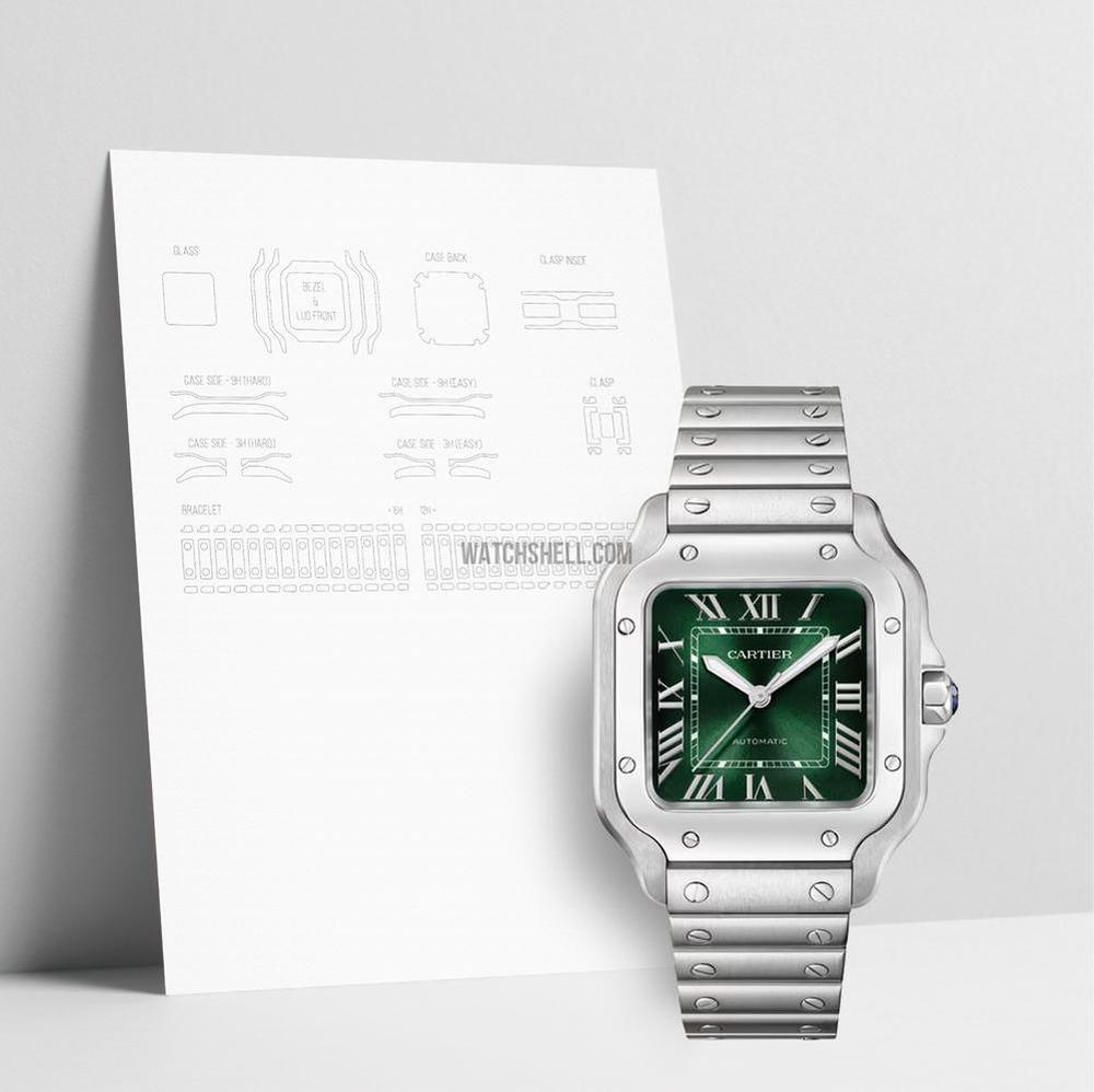 WatchShell for Cartier Santos WSSA0061
