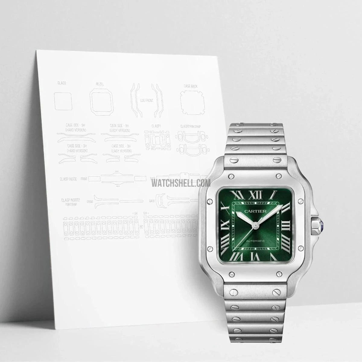 WatchShell for Cartier Santos WSSA0061