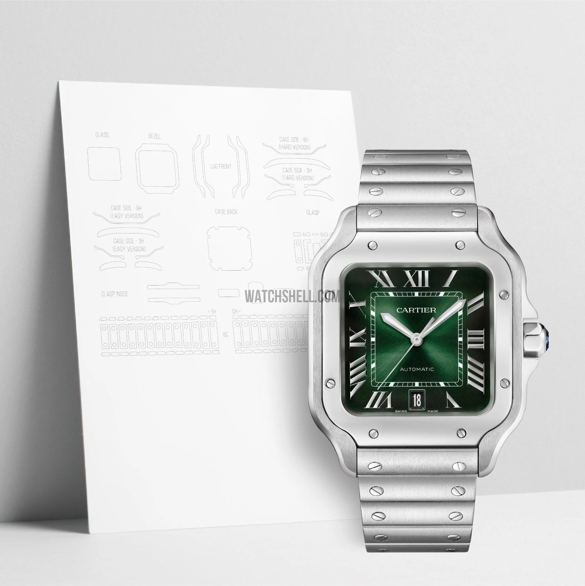 WatchShell for Cartier Santos WSSA0062