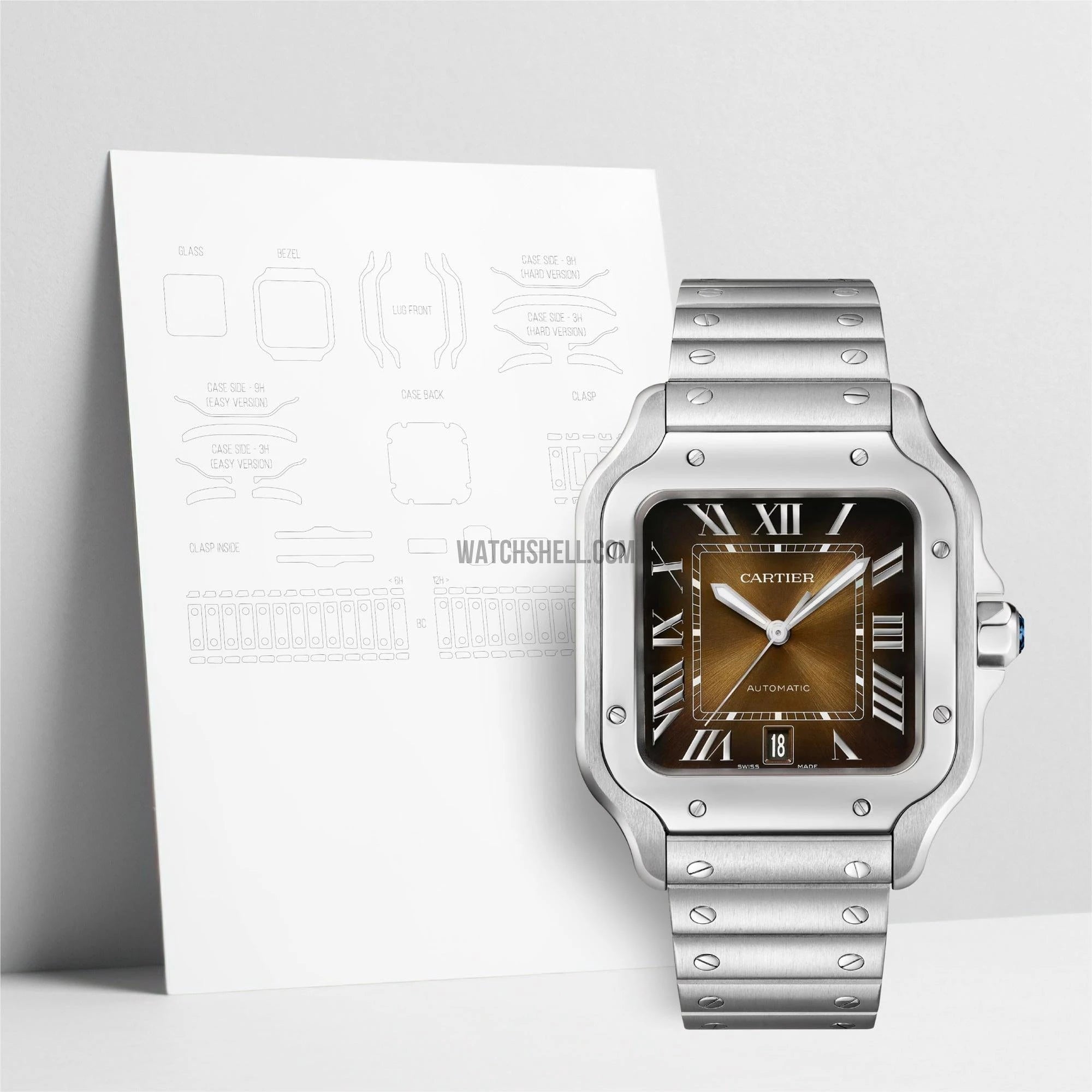 WatchShell for Cartier Santos WSSA0064