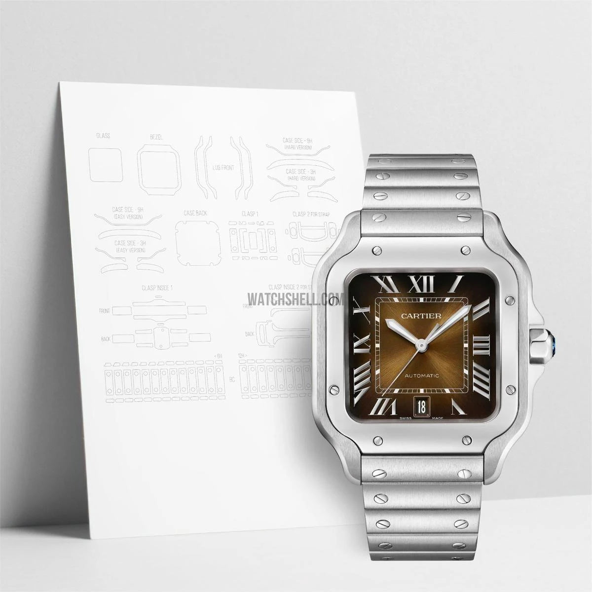 WatchShell for Cartier Santos WSSA0064