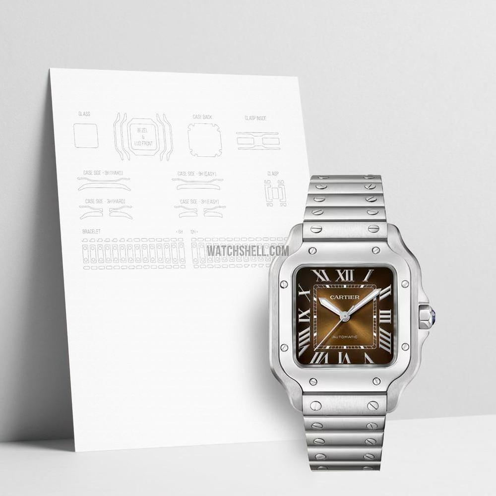 WatchShell for Cartier Santos WSSA0065