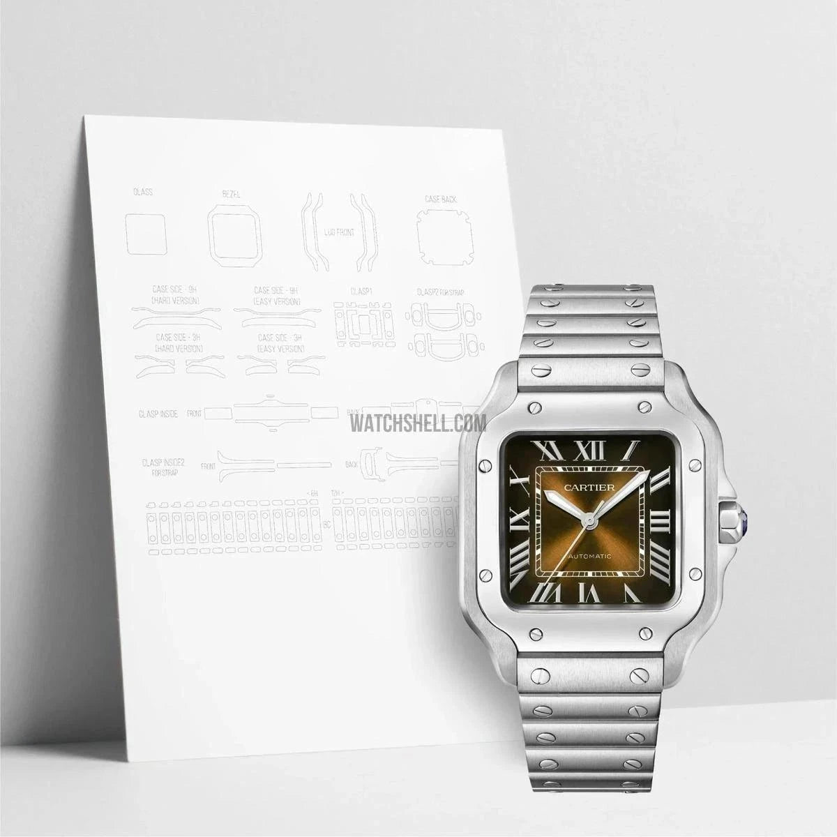 WatchShell for Cartier Santos WSSA0065