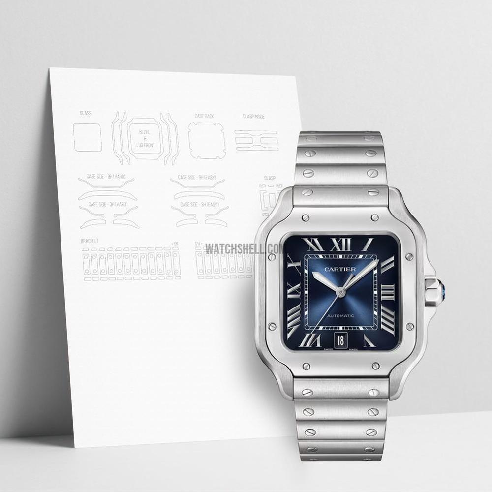 WatchShell for Cartier Santos WSSA0071
