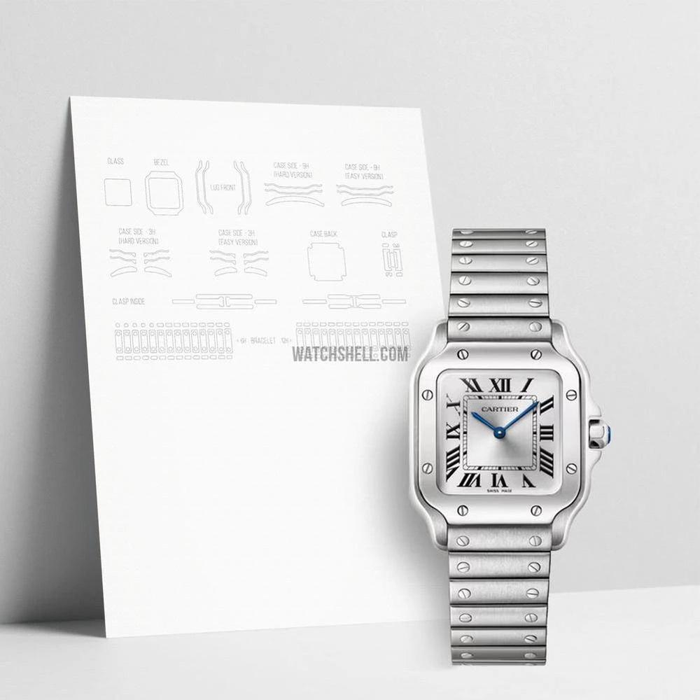 WatchShell for Cartier Santos WSSA0082