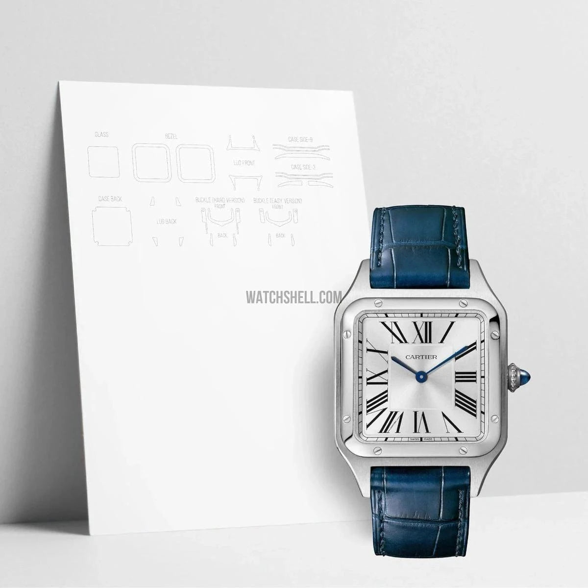 WatchShell for Cartier Santos WSSA0085
